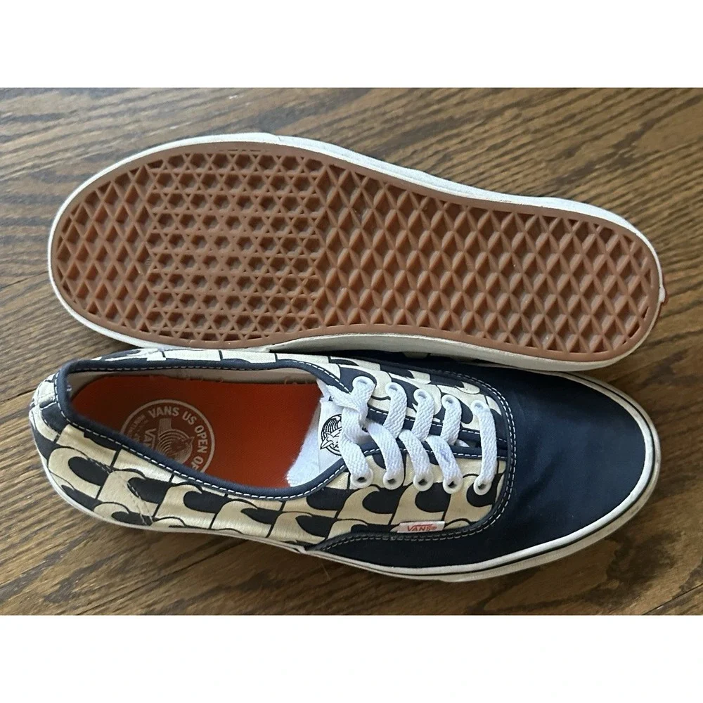 Vans Authentic US Open of Surfing 2018 Navy Waves Sneaker Mens 11 Low Top